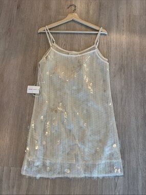New Lucky Brand Sequin Sparkle Mini Dress Medium Bachelorette